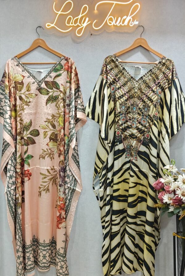 Stone Work Kaftan Gown(Combo)