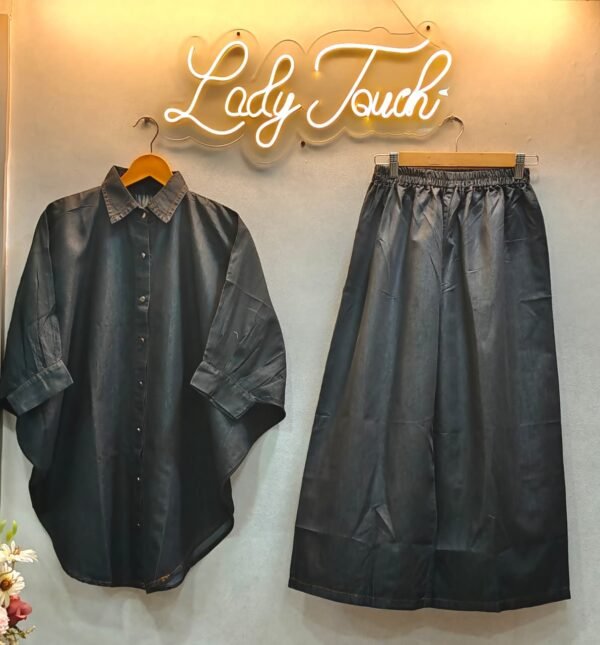 Denim Cord set Denim Co-ord Set (Plain)