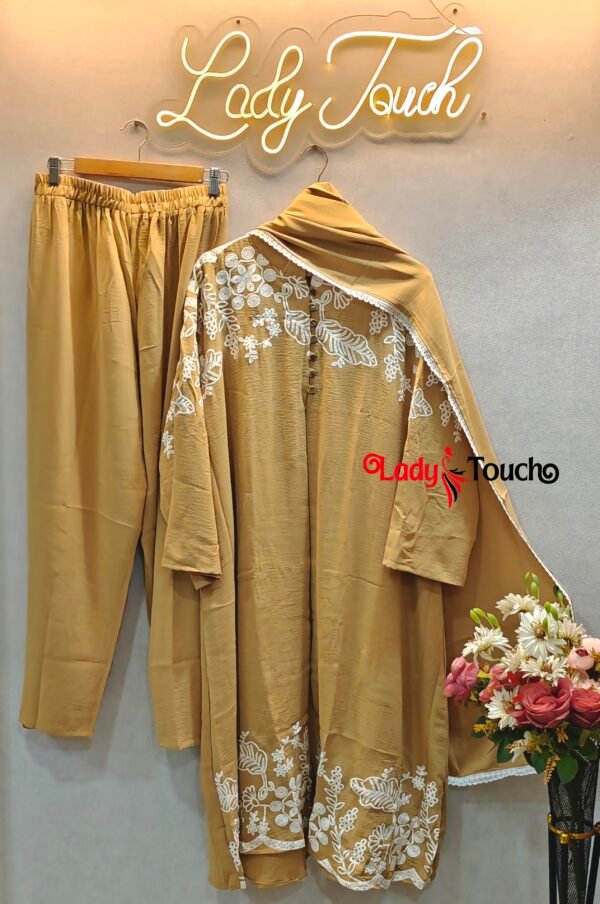 Cord-set with dupatta (jacket style)