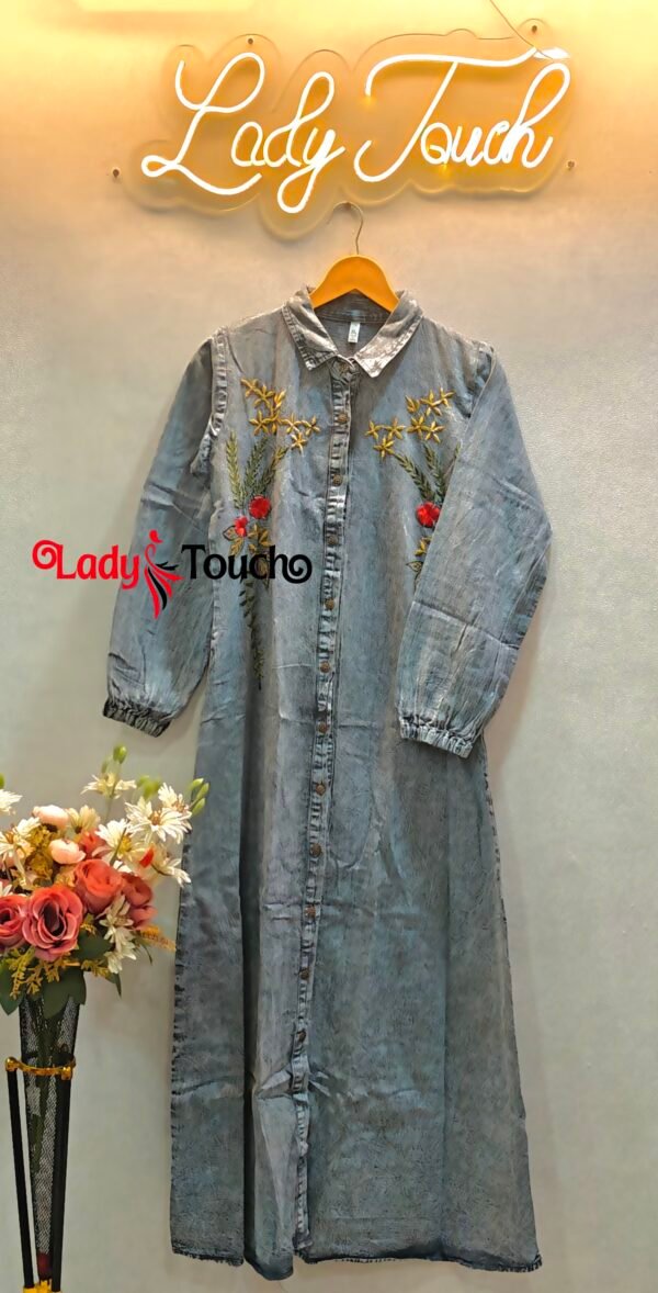 Denim Gowns.