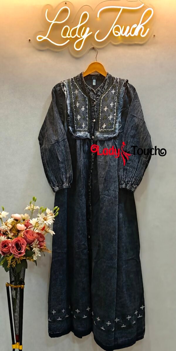 Denim Gowns.
