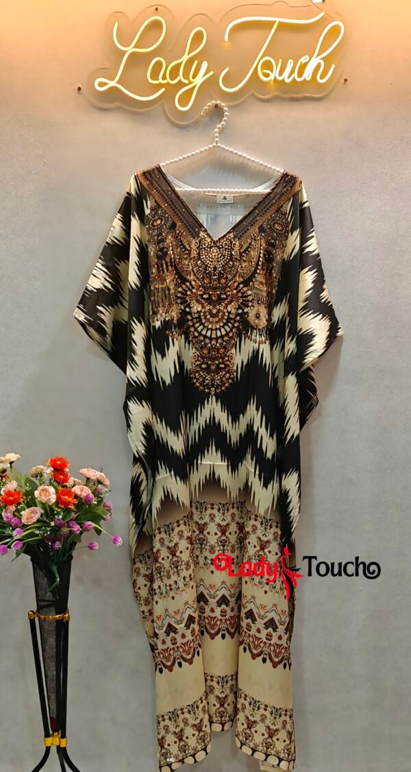 Stone work kaftan